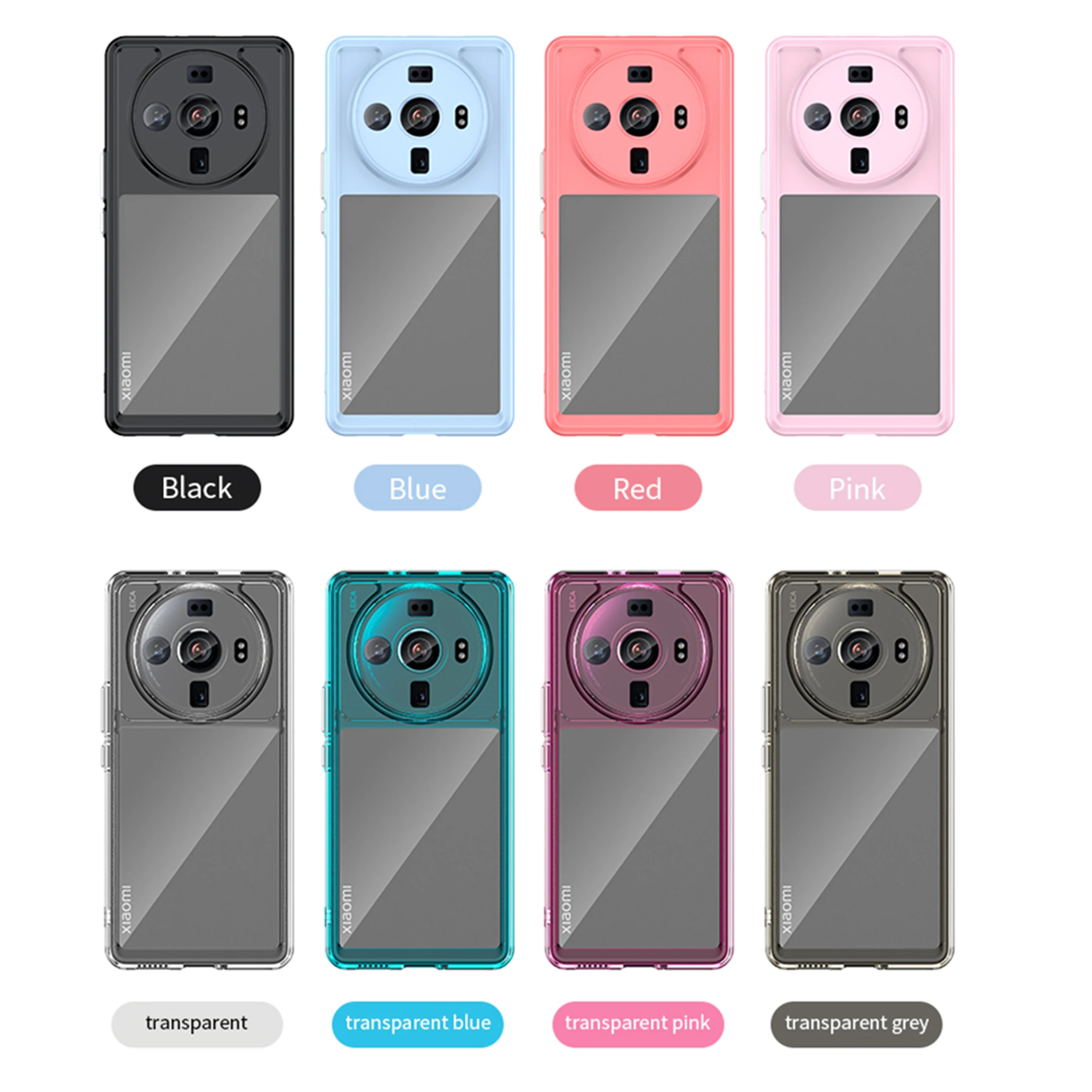 For Cover Mi 12S Ultra Case Xiaomi Mi 12S Ultra Capas Bumper Shockproof Clear Transparent Multicolour Fundas Mi 12S Ultra Cover