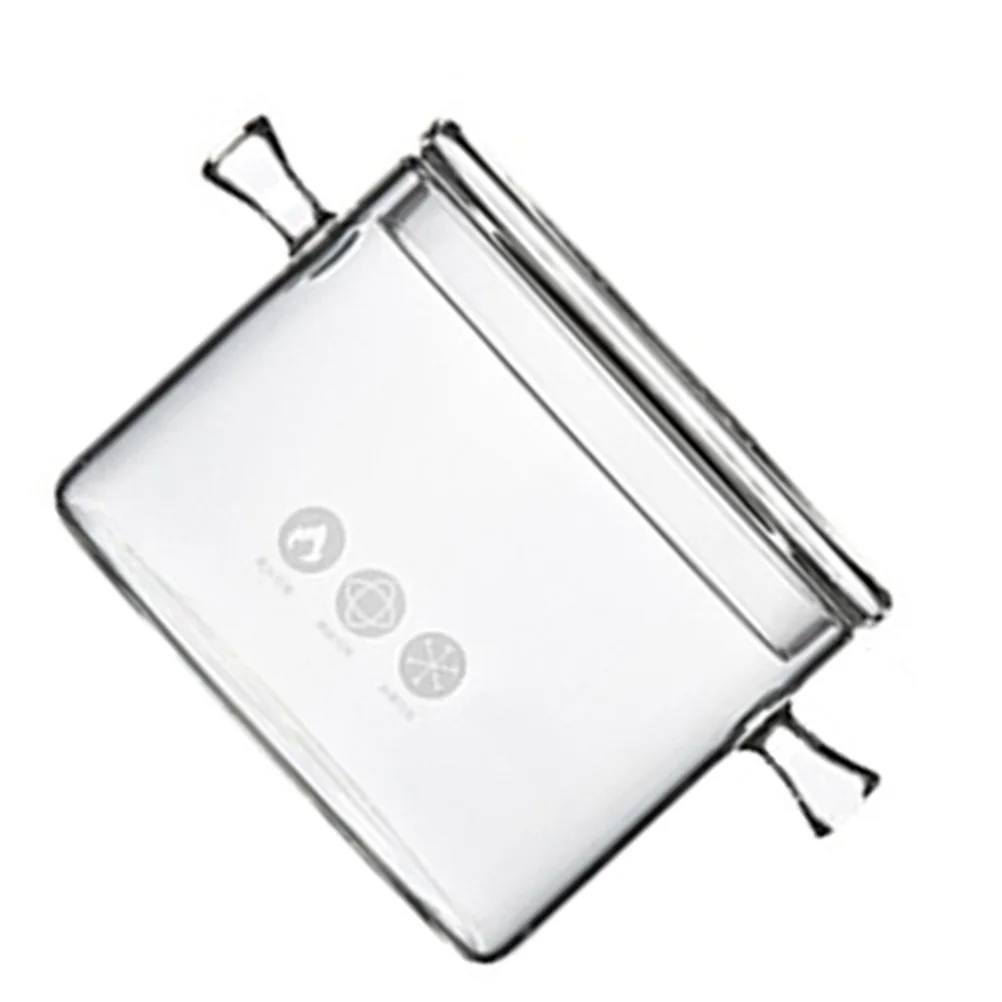 

1л термостойкая стеклянная кастрюля, прозрачная сковорода для тушения супа для дома, кухни, ресторана, детское питание, молочные соусы, мгновенные