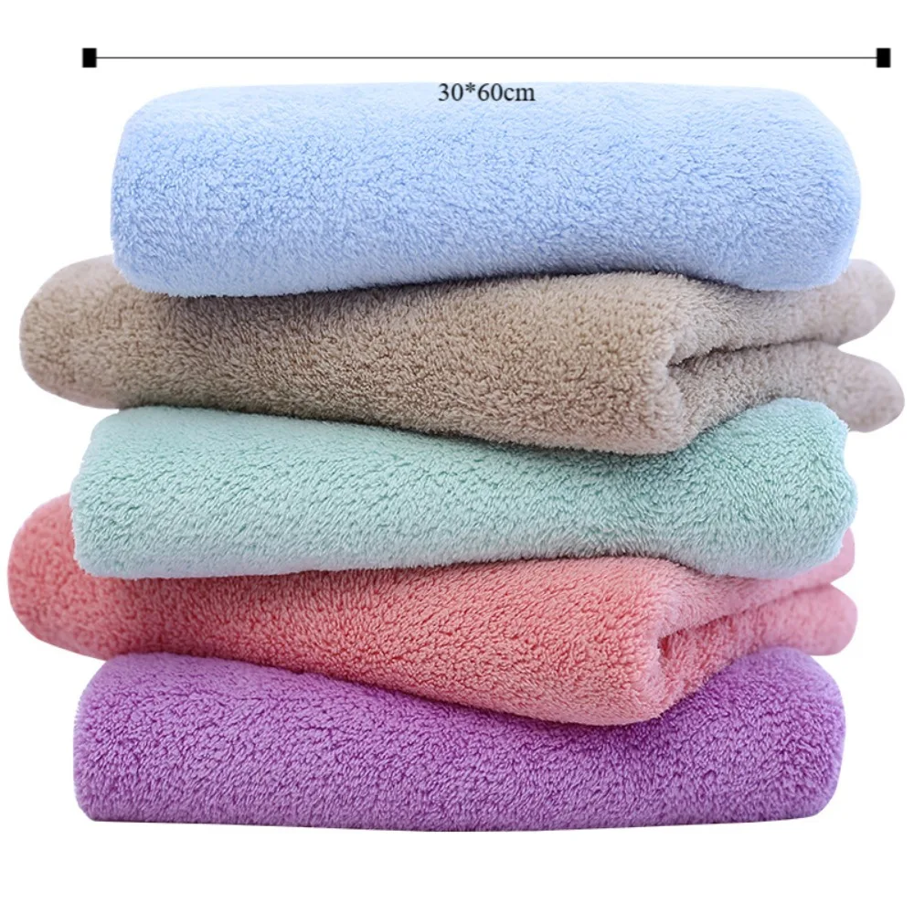 New Soft Coral Velvet Towels Coral Fleece Absorbent Soft Absorbent Towel Thickened Super Soft Towels