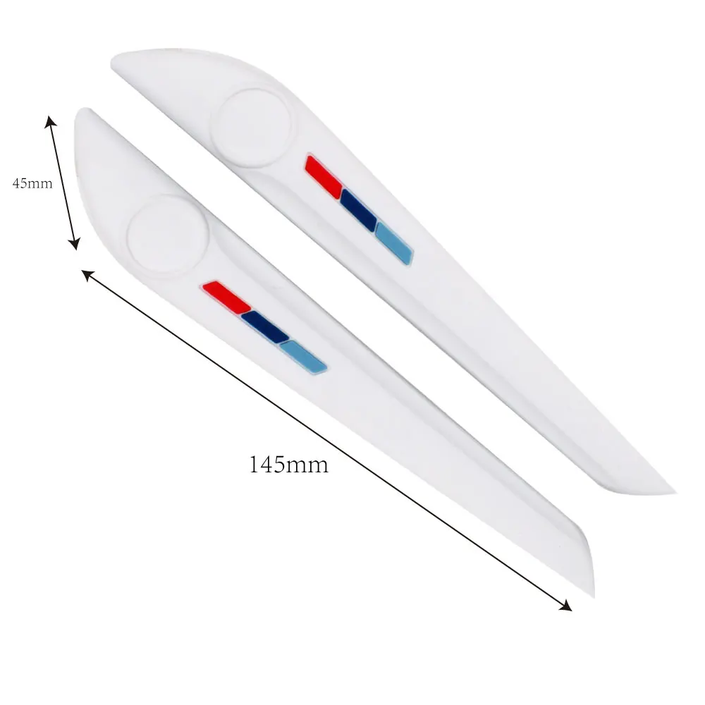 Scratch Sticker Exterior Parts 2pcs Car Door Side Edge Protector Bumper Rear View Mirror Anti-Collision Strip Car Stickers