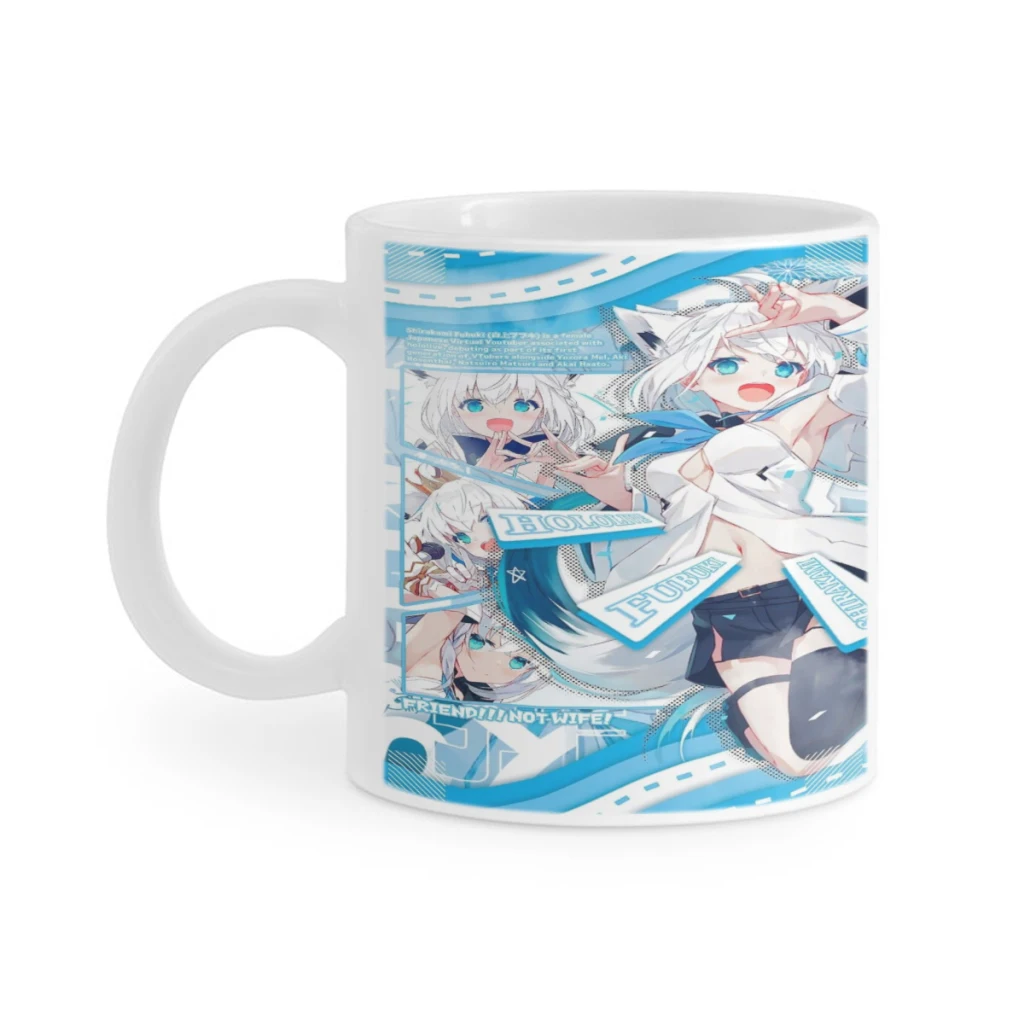 

Anime Hololive Kawaii Ceramics Coffee Mugs Tea Cup Milk Cups Gifts Drinkware Coffeeware