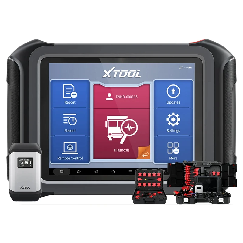 

XTOOL D9HD Truck Diagnostic Tool Heavy Duty Car Scanner ECU Coding Auto OBD2 Scanner 12V 24V Trucks Diagnostic Scan Tool