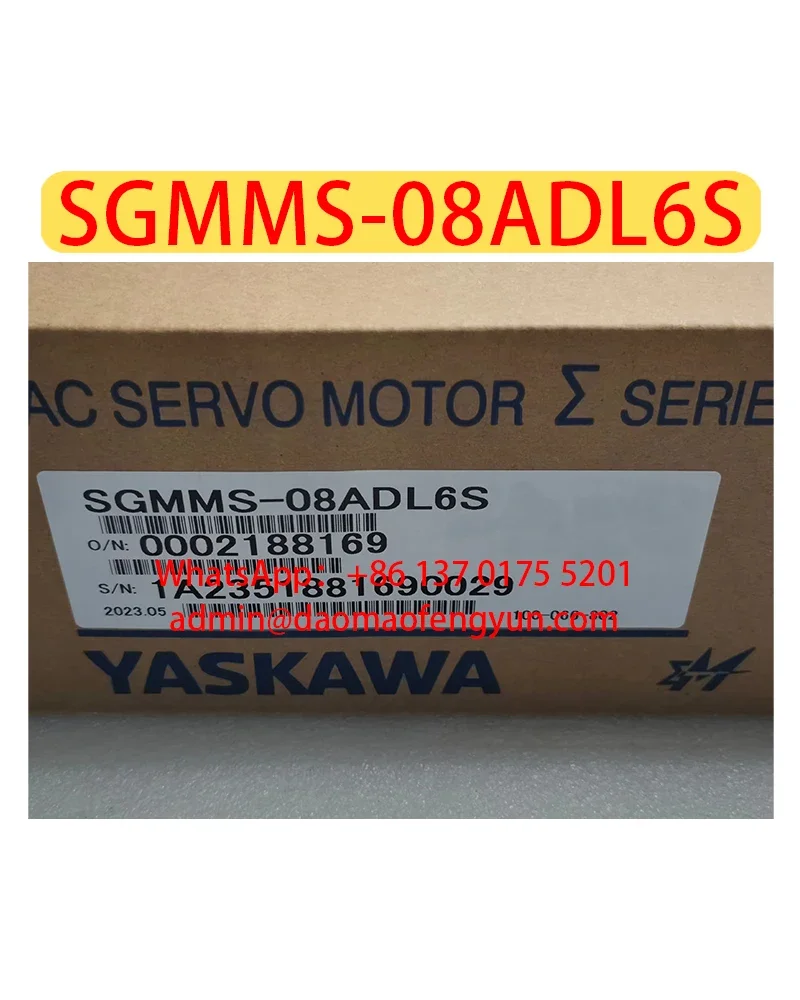 

SGMMS-08ADL6S Совершенно новый серводвигатель, SGMMS 08ADL6S, быстрая доставка, на складе