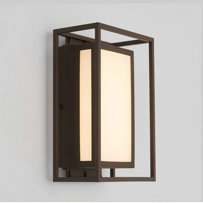 

Modern simple outdoor LED waterproof lamp balcony outdoor villa door exterior wall terrace rainproof wall lamp