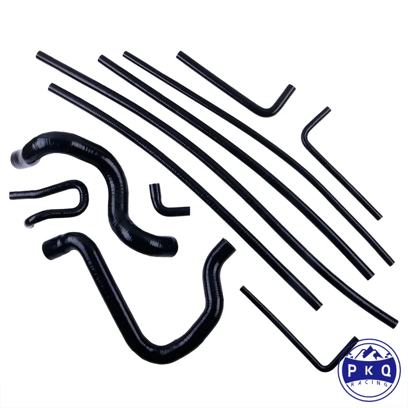 For 1988-1994 Ford F150 F250 F350 Bronco Trucks 5.0L 5.8L V8 Silicone Radiator Coolant Hose Kit