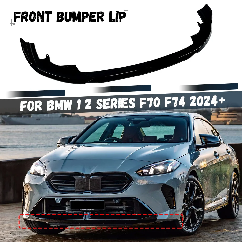 For BMW 1 Series 2 Series F70 F74 M Sport 2024 2025 2026 Front Bumper Spoiler Lip Lower Splitter Blade Guard