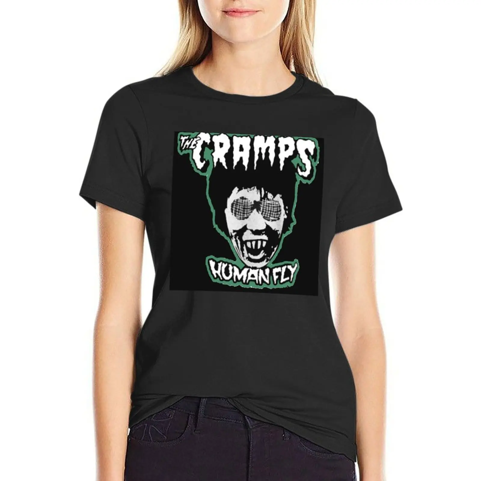 The Cramps T-Shirt quick drying vintage clothes spring clothes Women 2024