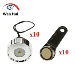 10Pcs DS9092 Magnetic iButton Reader TM Touch Memory Card Sensor IB Reader Writer for DALLAS 19 Series DS1990 DS1971 TM1990A F5