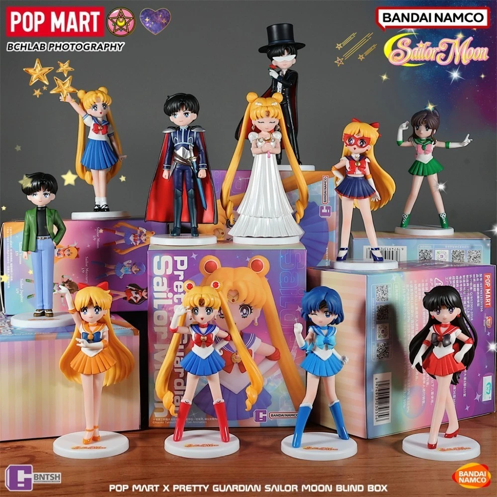 

Genuine POP MART Pretty Guardian Sailor Moon Series Blind Box Anime Figure Ornament Collection Cute Toys Surprise Gift