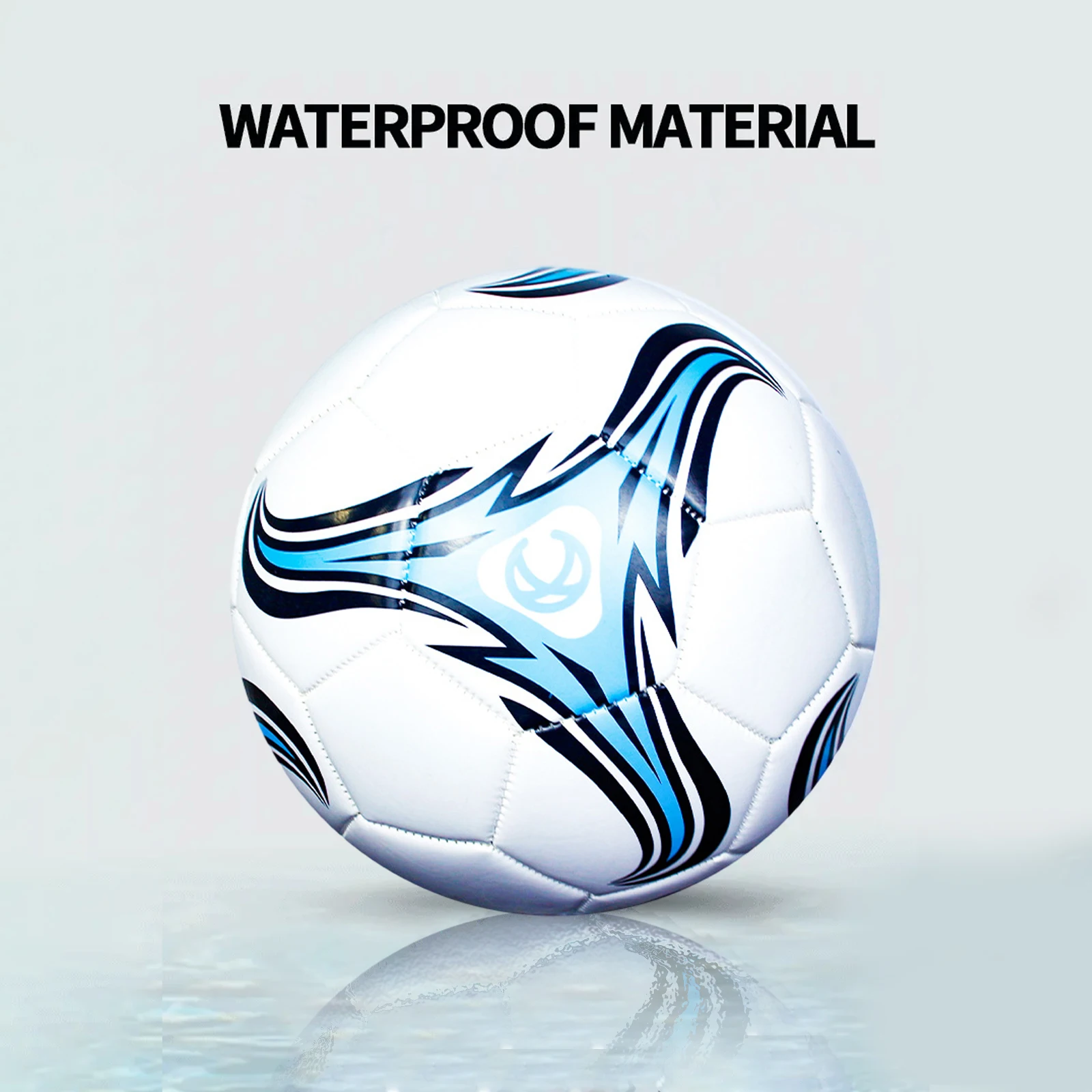 كرة قدم للأطفال والطلاب أداء عالي وتطبيق واسع أزرق متين وطويل الأمد مقاس 5