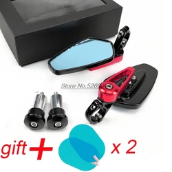 Original Rearview Mirror Motorcycle handlebar end waterproof for Keeway Rkf 125 Triumph Street Twin Vfr 800 Vtec