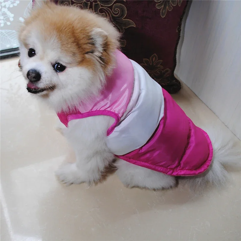 Warm Winter Pet Dog Clothes for Small Medium Puppy Coat Windproof Dog Cat Down Jacket French Bulldog Coat Chihuahua Vest Costume