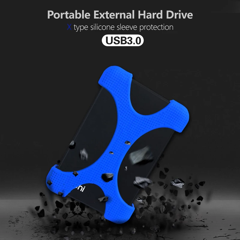 TWOCHI''2TB 1TB Super External Hard Drive Disk USB3.0 HDD Storage For PC, Mac,Tablet, Xbox, PS4,TV :Add Logo For Free Design