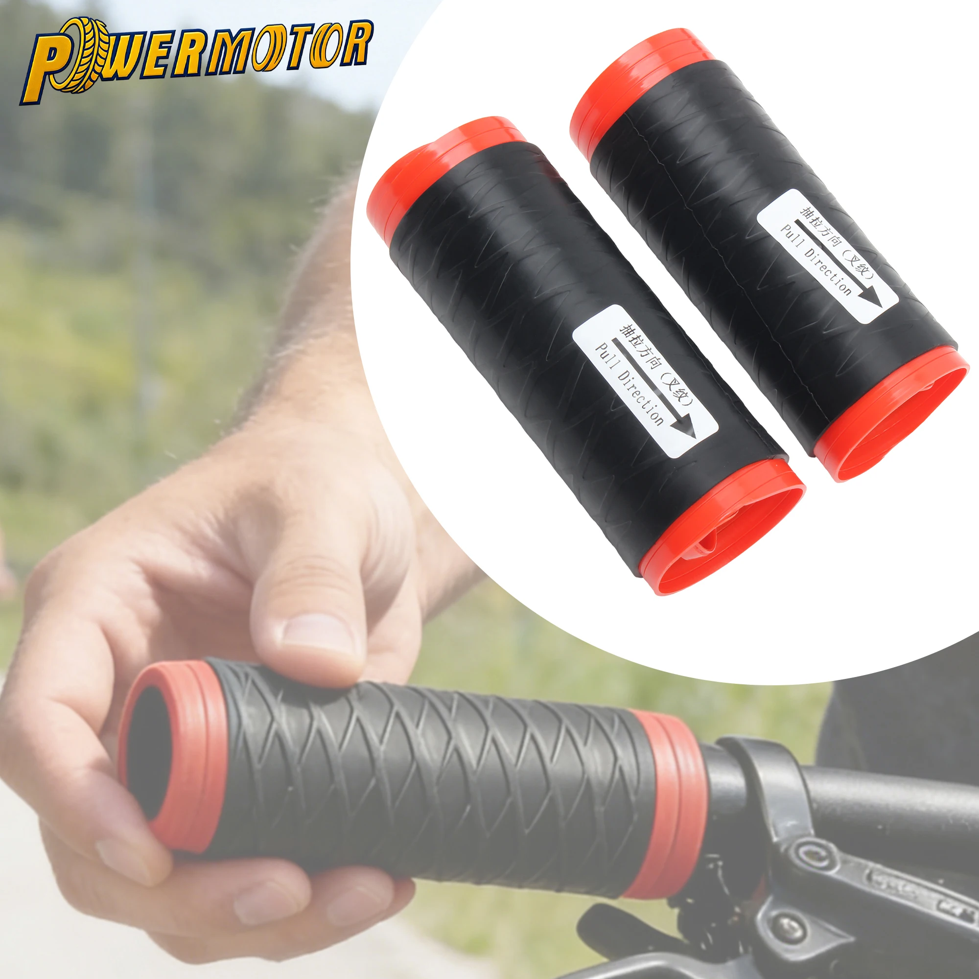 

Self Shrinking Silicone Handlebar Cover ATV Motorcycle Dirt Bike Motocross Scooter Bicycle Grip Protector Covers Non-Slip