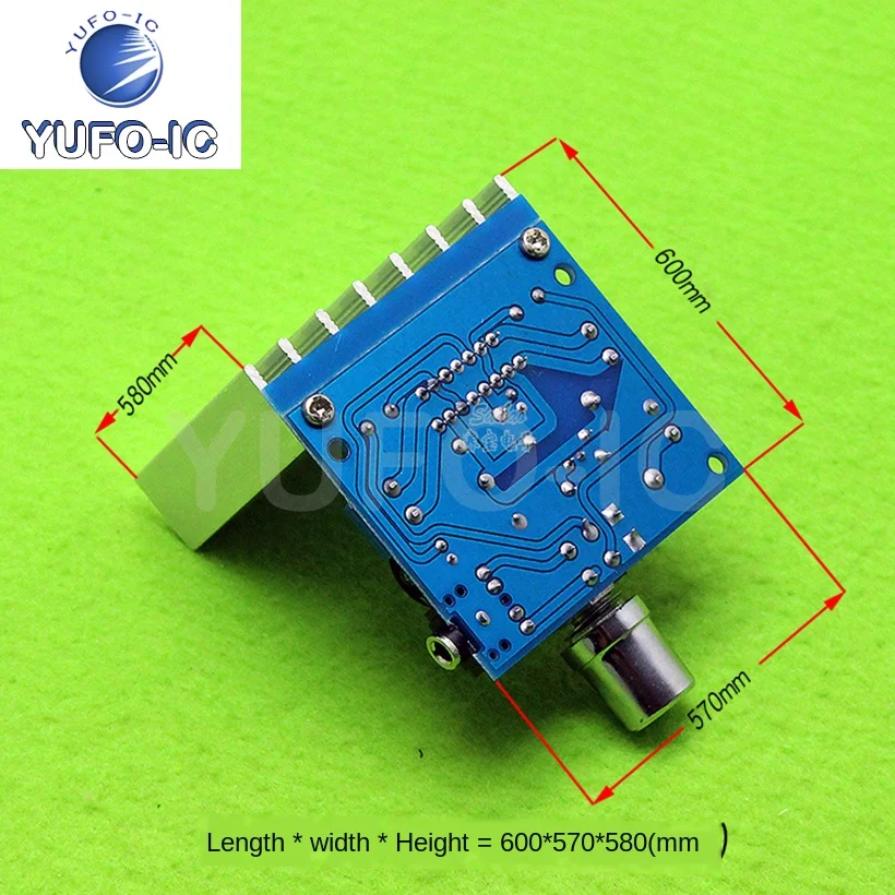 Free Ship 1PCS Tda7377 Straight Flow 12V Stereo 2.0 Dual Channel Bookshelf Speaker High Power Amplifier Board X-0.13