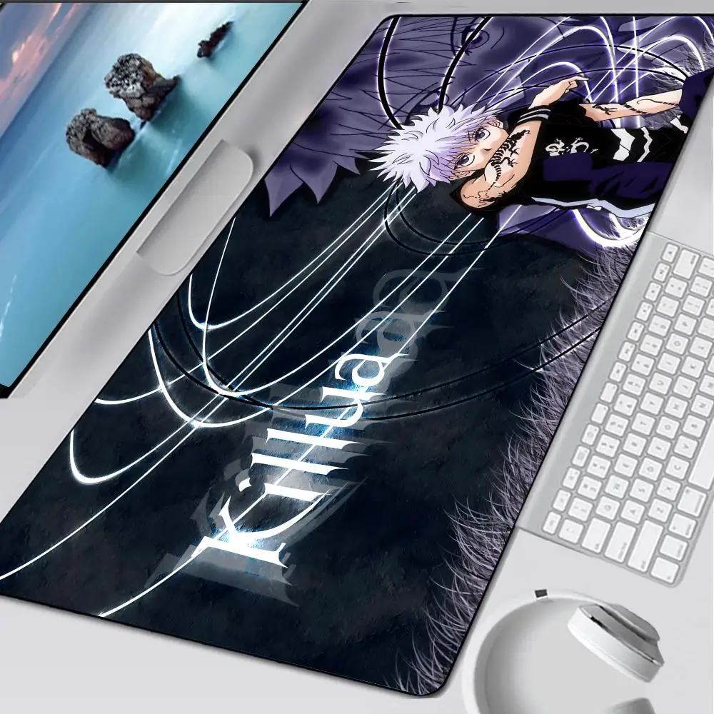 Аниме Hunter X Hunter коврик для мыши резиновый коврик для ноутбука Xxl коврик для мыши ноутбук геймер компьютерный стол игровые аксессуары