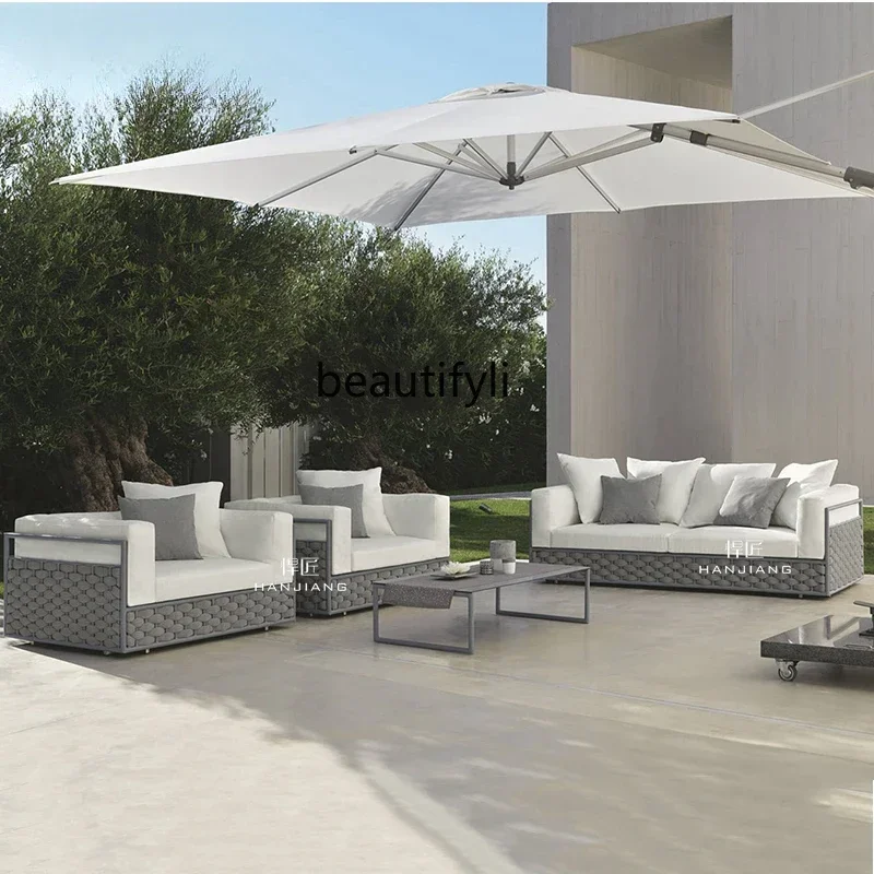 

Открытый диван 2003, двор, отдел продаж, уличный уличный диван, комбинированный диван из ротанга для отдыха, одиночный диван