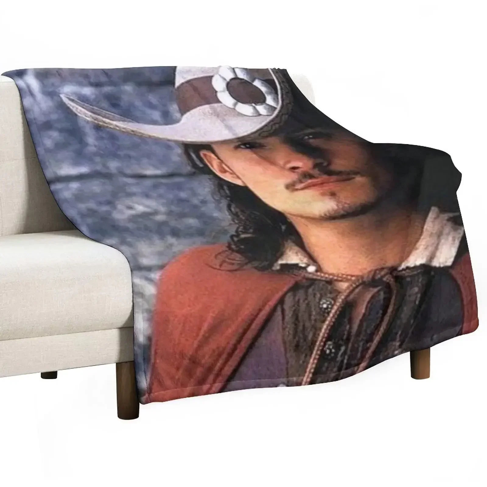 orlando bloom Throw Blanket Decorative Throw Thins Flannels Blankets