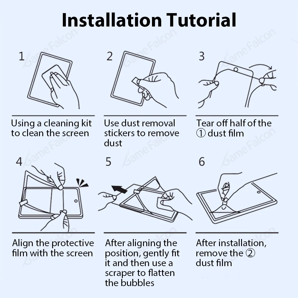 واقي شاشة غير لامع لجهاز iPad Air 13 11 M2 5 4 3 2 1 Like Paper Film Pro 13 11 M4 12.9 10 9th 10th Gen Mini 6 10.9 10.2 2024 #6