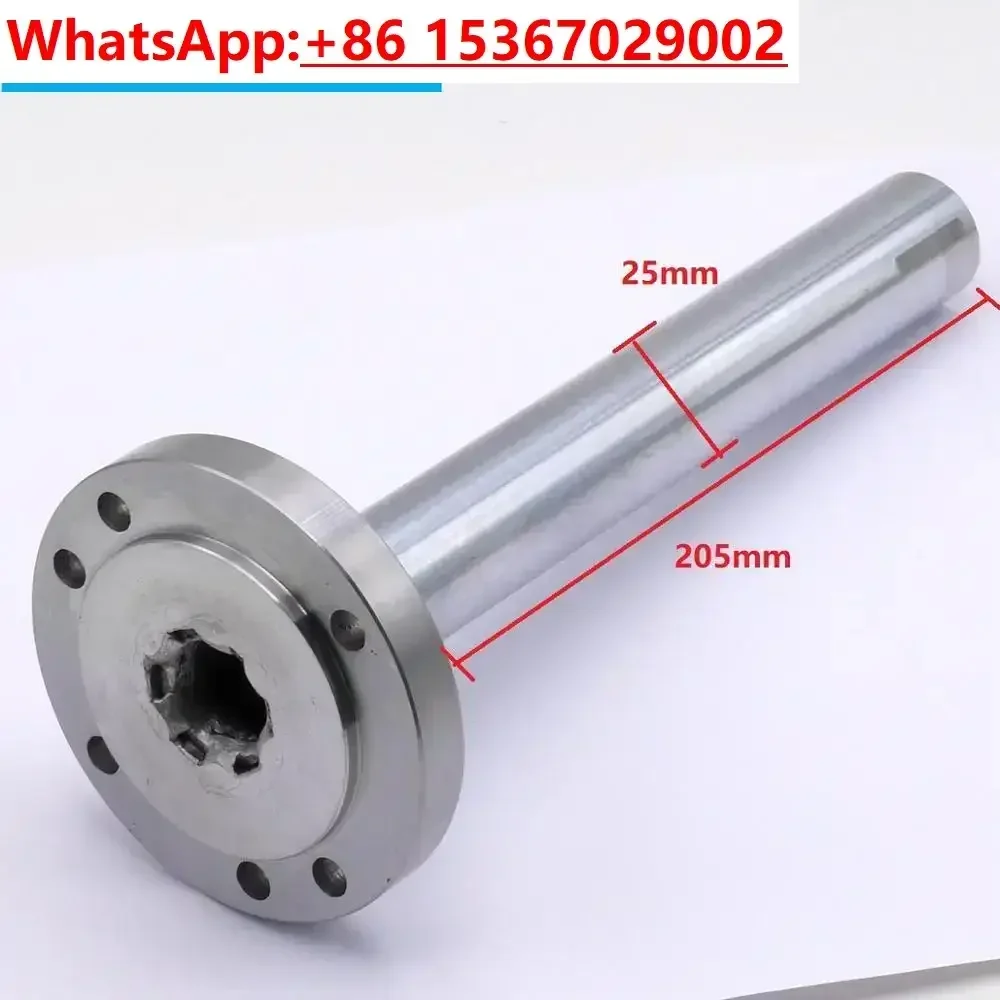 

Spindle Shaft Diameter 25mm Length 205mm Chuck Flange Back Plate Base Adapter Fit K11/K12/K72-80 80mm