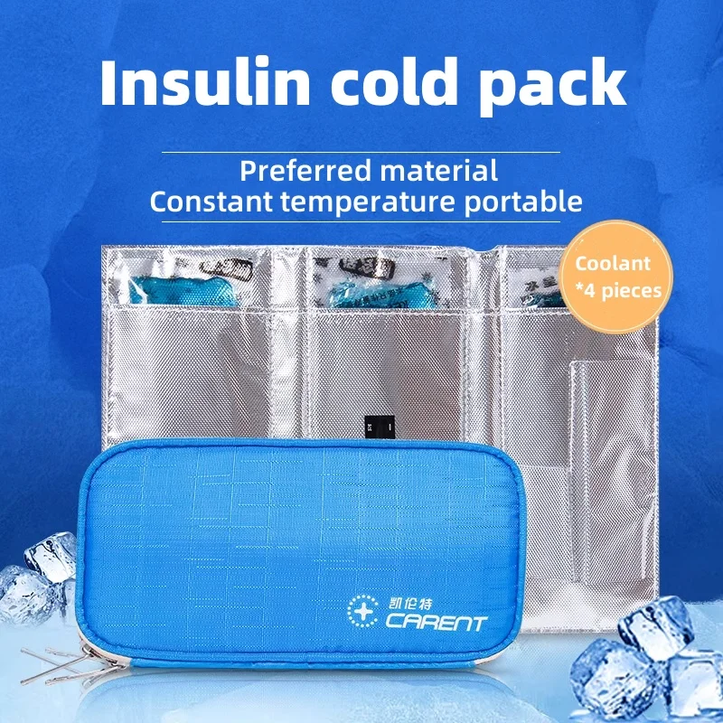 Medical Portable Insulin Cooler Bag Insulin Refrigerator Pack Insulated Diabetic Insulin Travel Case Cooler Box Health Care