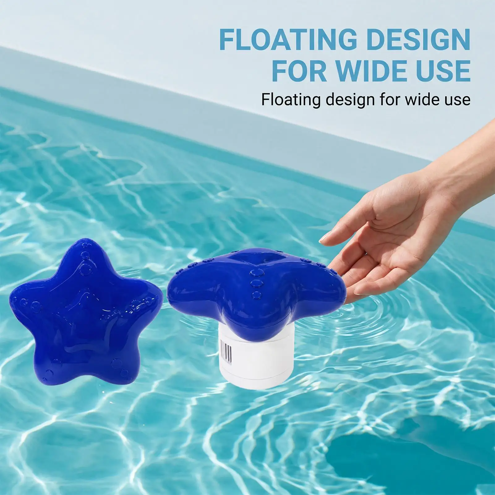 Pool Chlorine Floater, Automatic Long-Lasting Tablet Dispenser Self-Regulating Chlorine Holder For Hot Tub Spa, Residential view 5