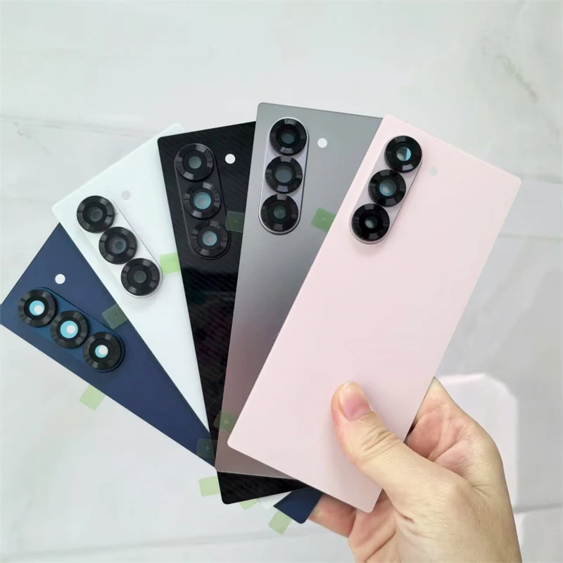 

Заднее стекло A +++ для Samsung Galaxy Z Fold6 5G SM-F956B/DS, крышка батарейного отсека, задняя дверная панель, запасные части и рамка объектива камеры