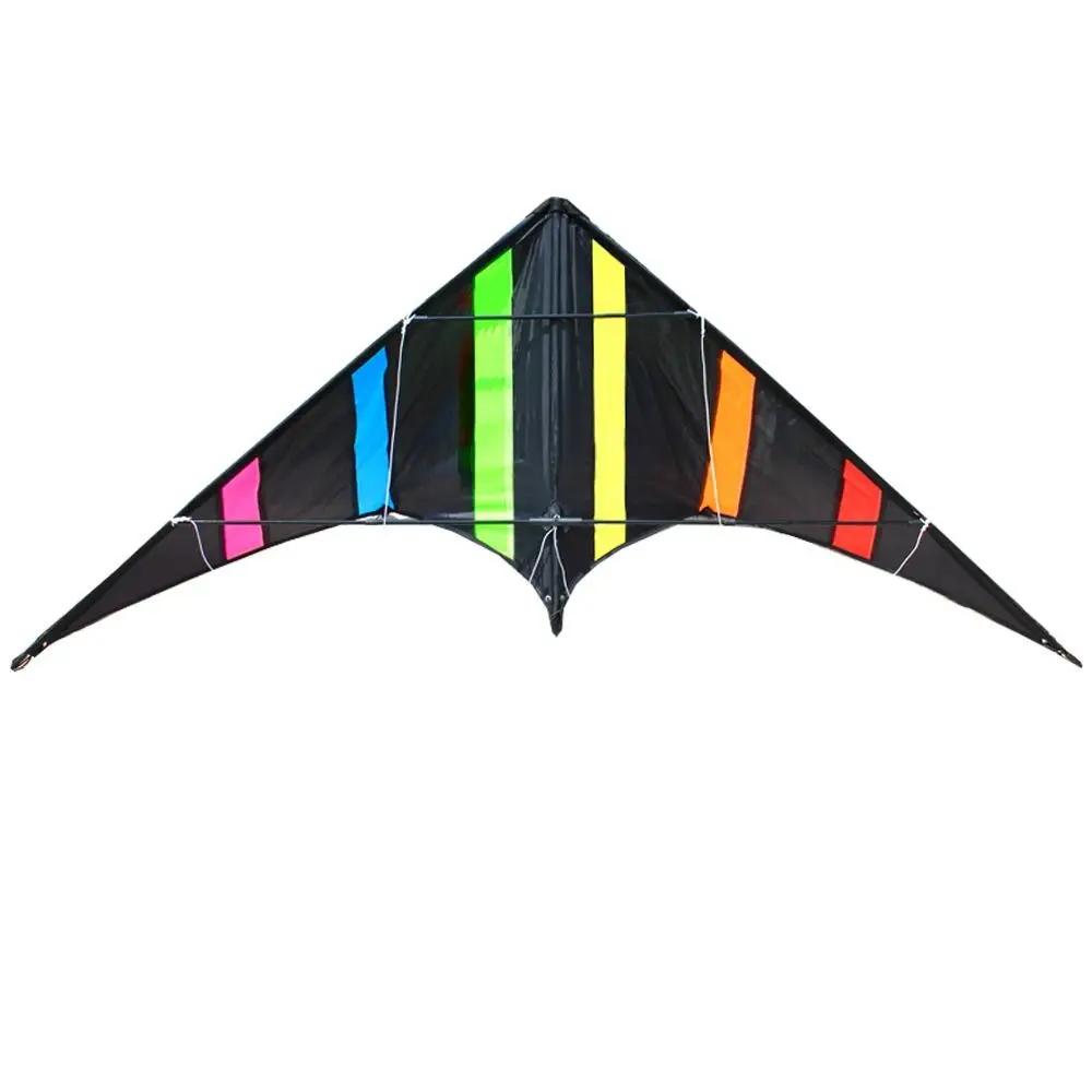 Cerf-volant de cascade professionnel à double ligne pour enfants, bon volant, 48 pouces, bleu, 1.2m, jouet de bricolage, multi-style, grand cerf-volant Delta, jeu pour ami, cadeau pour enfants
