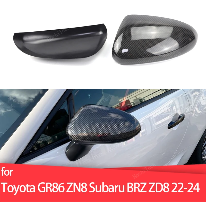 

Real Carbon Fiber Side Mirror cover shell cap sticker for Toyota GR86 ZN8 Subaru BRZ ZD8 2022 2023 2024 2025