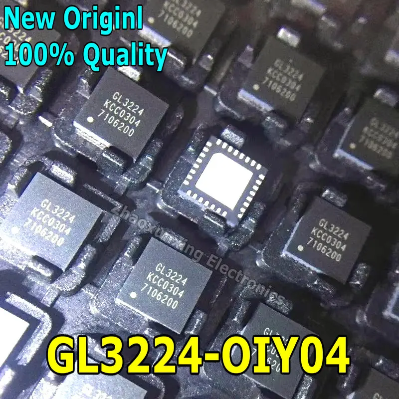 5PCS Neue GL3224-OIY04 QFN-32 GL3224 QFN-48 Chipsatz