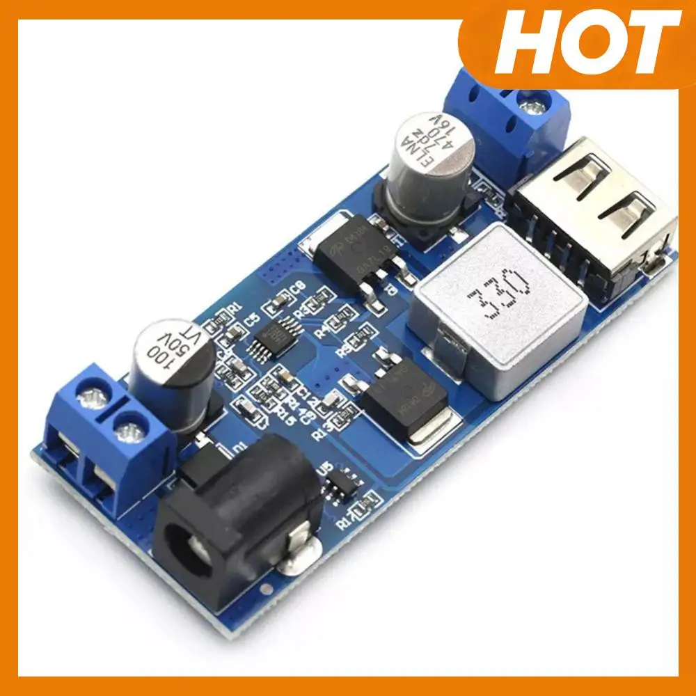 

DC-DC 24V/12V To 5V 5A Buck Step Down Converter Module Adjustable Power Buck Module Step-down Power Supply Module for Phone