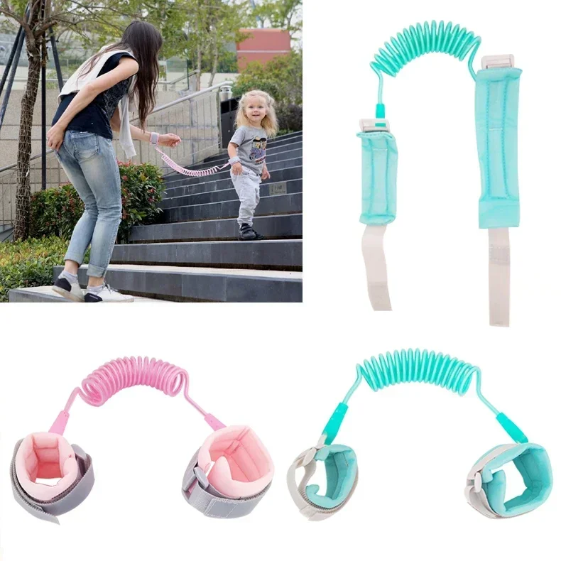 Anti Lost Wrist Link Toddler Leash, cinto de segurança para o bebê, Kid Strap Rope, Outdoor Walking Hand Belt, pulseira luminosa anti-perdida