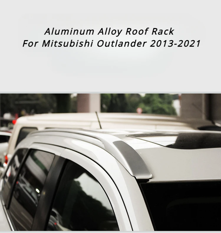 Versatile Roof Rack System for Mitsubishi Outlander 2013-2021: Accessories, Rails Bar & Luggage Carrier Roof Rack Pads