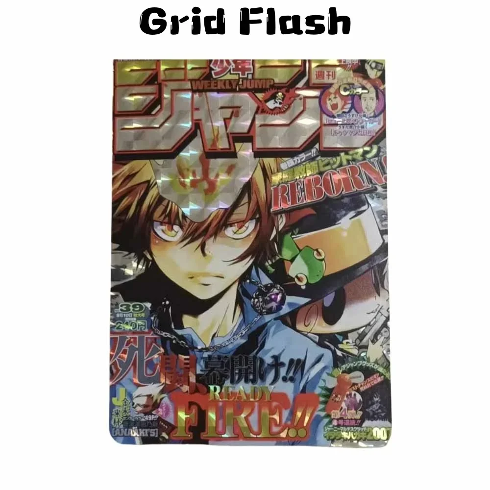 

DIY HITMAN REBORN! XANXUS Superbia·Squalo Original Grid Flash Anime Peripheral Game Collection Card Holiday Gift for Children