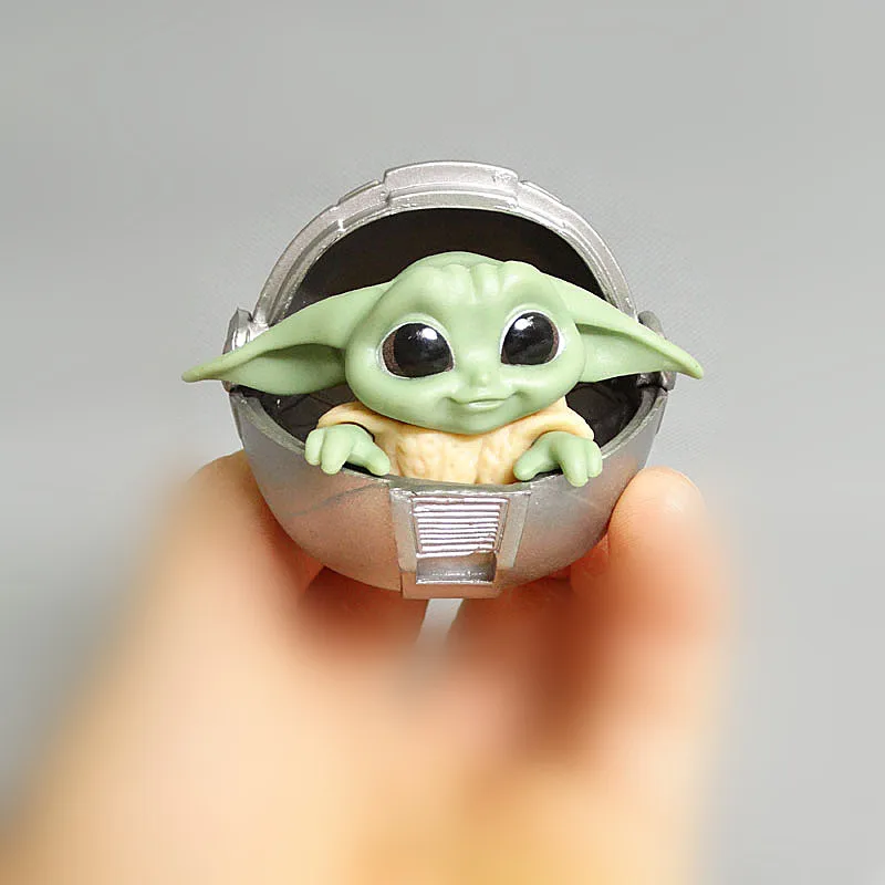 4 Teile/satz Disney Star Wars Baby Yoda Modell Spielzeug Pvc Action-figuren Sammeln Ornament Puppe Für Jungen Kinder Geschenk