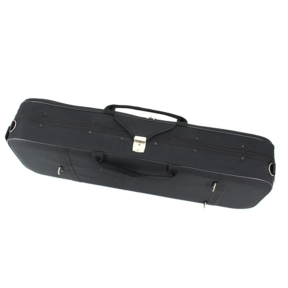 TONGLING Suitable for 15-16.5 Inch Viola Black Canvas Shockproof Grade Portable Viola Case