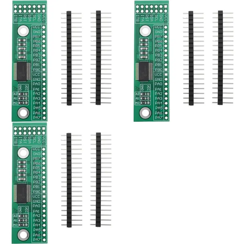 3X 16-Ch IO Expansion Pin Module Board I2C Interface IIC Input Output MCP23017-E/SS For Computer Game Console