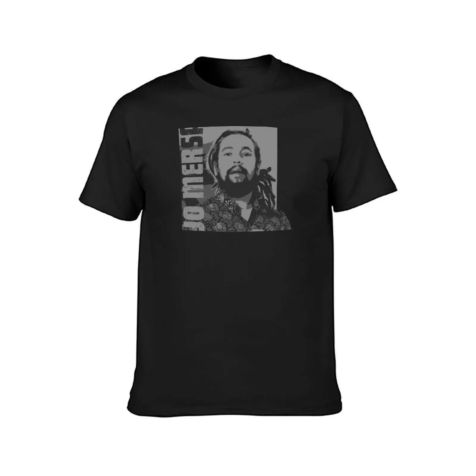 Jo Mersa Marley musician illustration T-Shirt plain Blouse men workout shirt