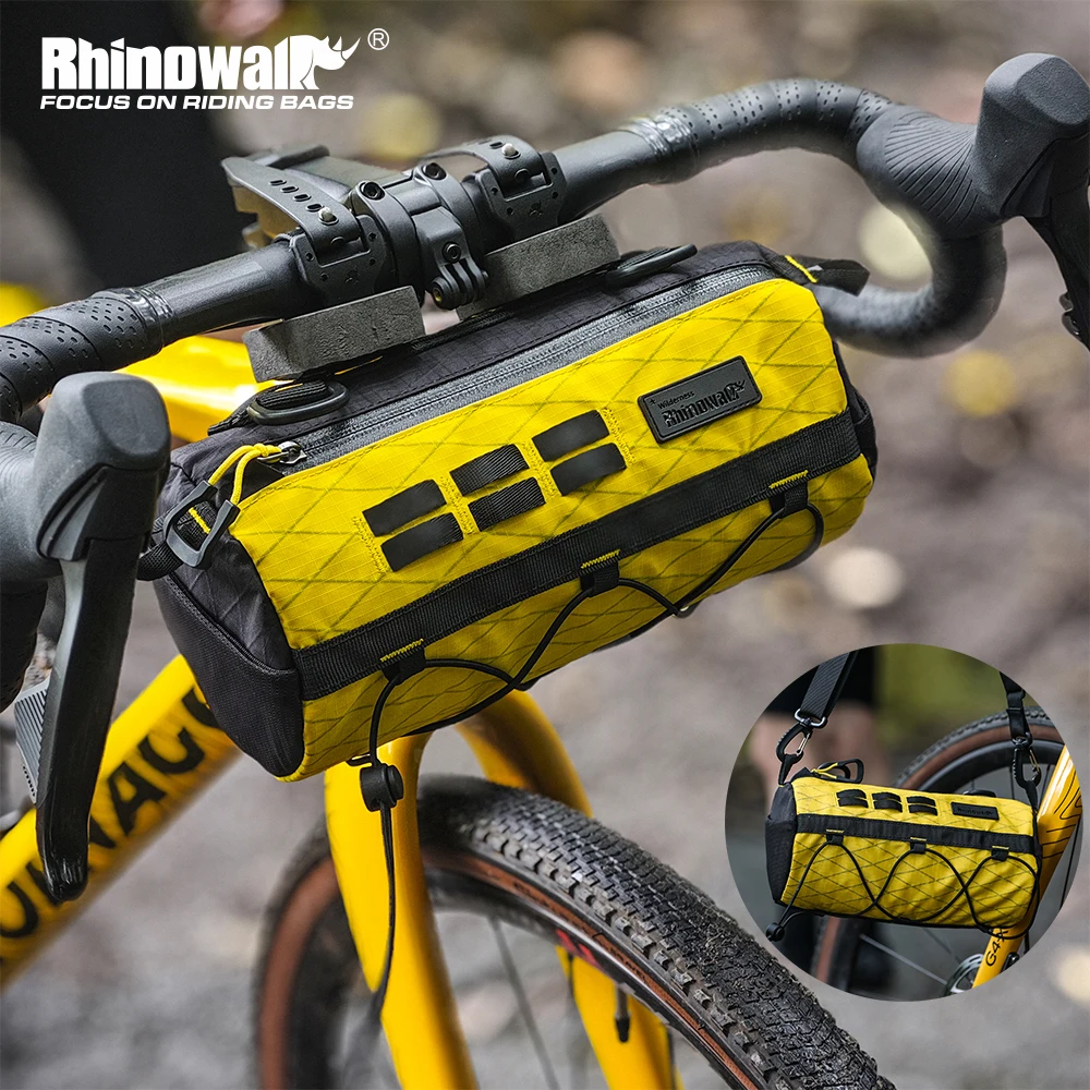 

Rhinowalk Bicycle Handlebar Bag 2.8L Multifunction Portable Front Tube Cycling Pack Crossbody Bag Bike Accessories Bikepacking