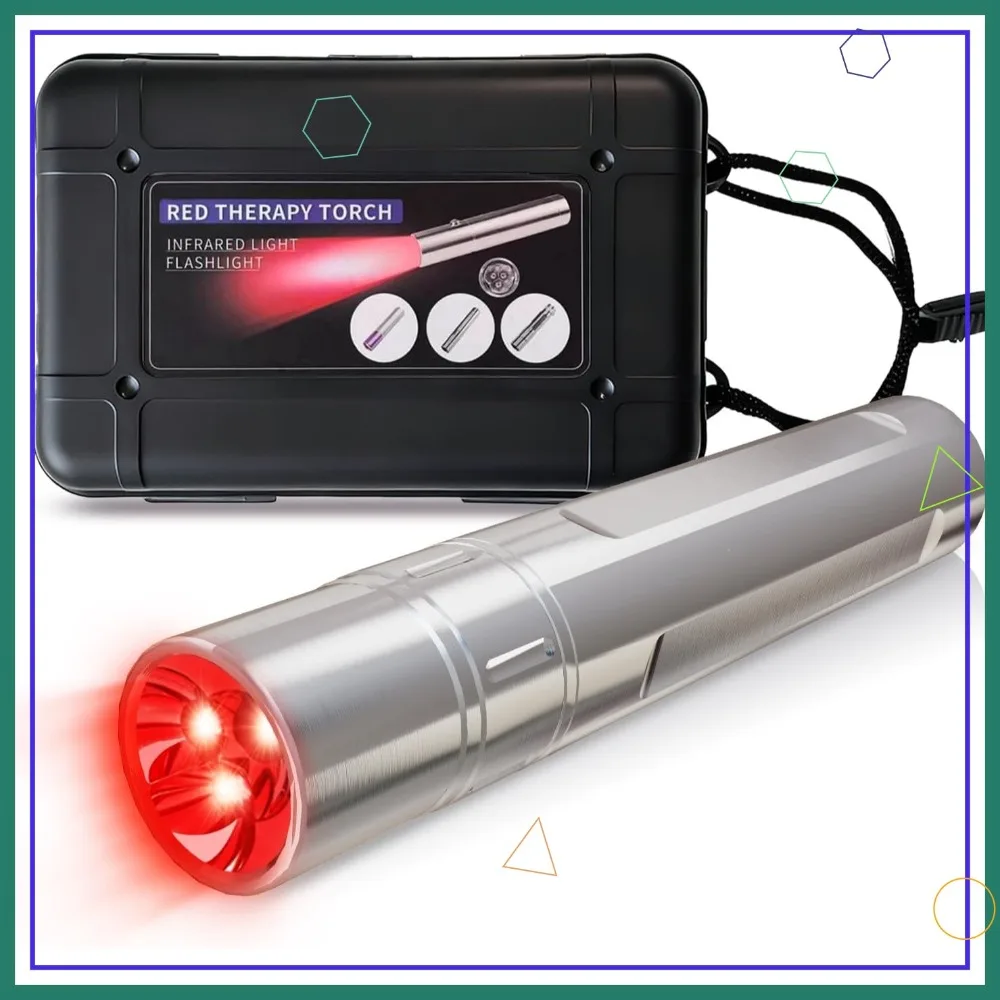 

Handheld Red Light Therapy Wand for Joint & Muscle Pain Relief, Full Body & Facial Care