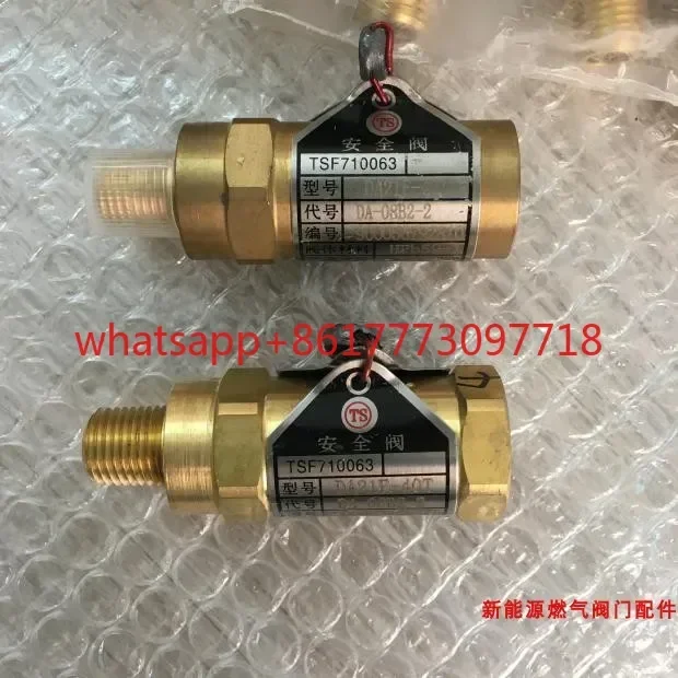 Low temperature pipeline safety valve LNG vehicle gas cylinder accessories DA21F-40T pressure relief valve wind