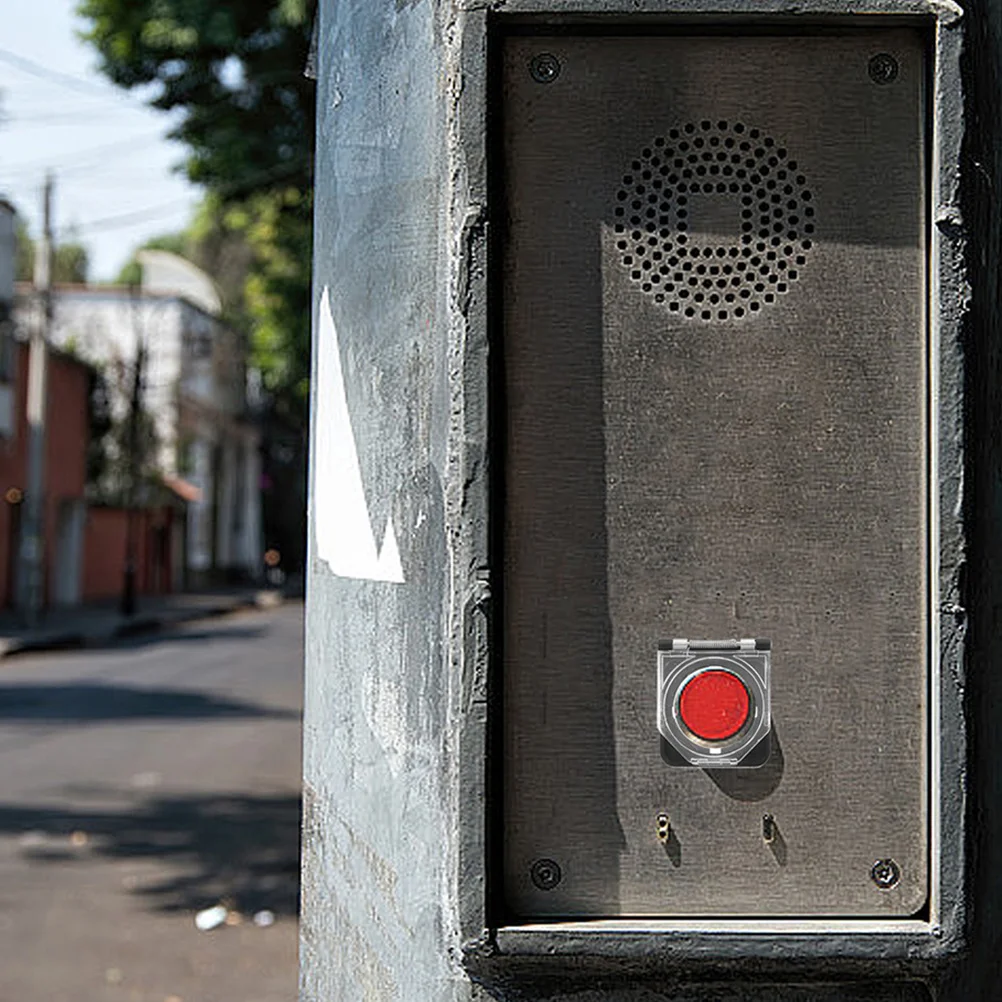 

4pcs Power Cover Transparent Waterproof Switch Cap For Car Start Engine Push Button Safety Button Switch Protector Cover