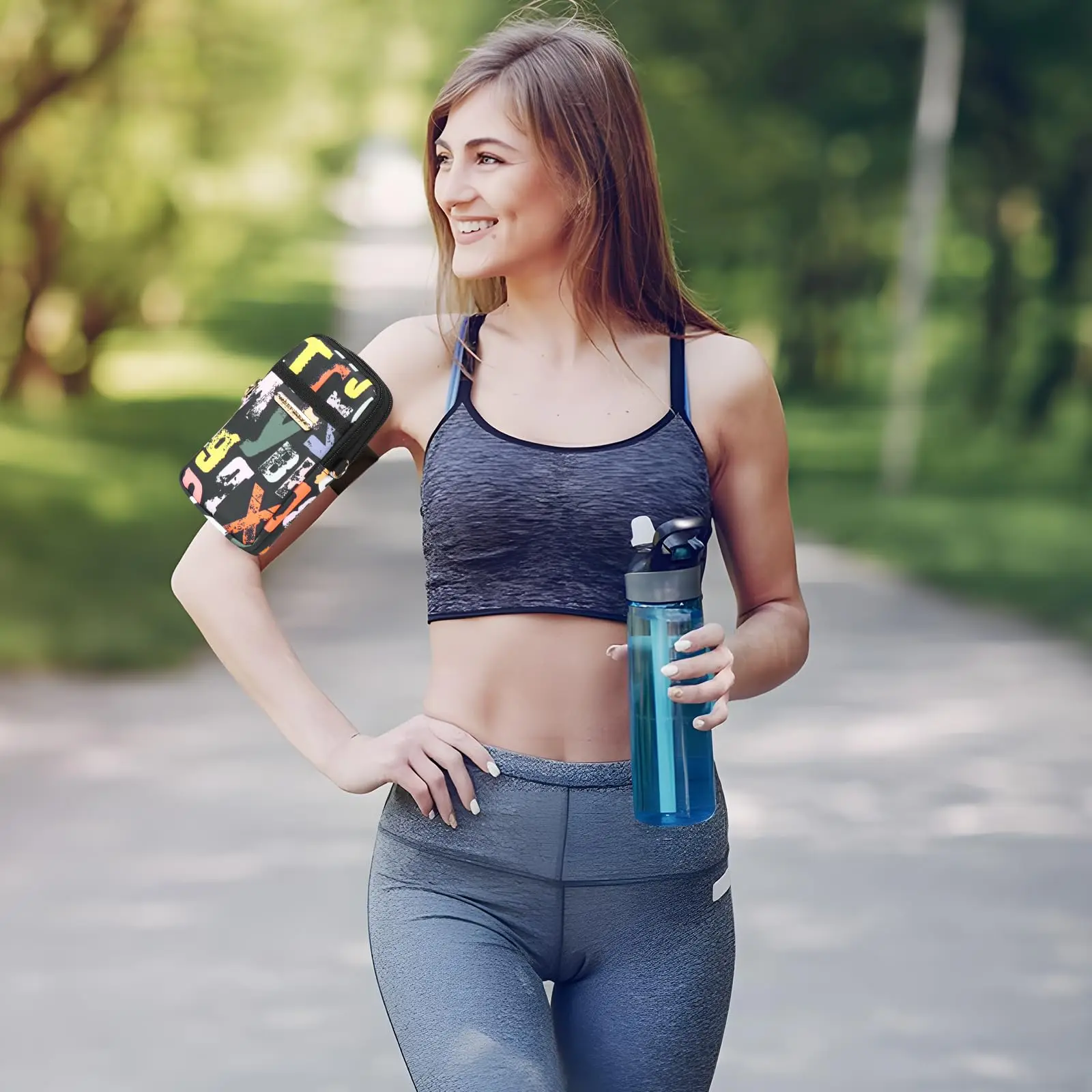 Buylor Sports Running حقيبة الهاتف المحمول الصغيرة النايلون المرأة حقيبة كتف كروسبودي السفر في الهواء الطلق الهاتف الذراع حقيبة مفتاح حامل الأكياس #6