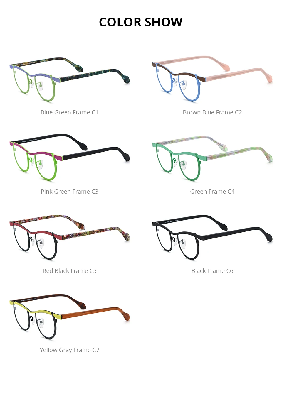 FONEX Acetat Titan Brille Rahmen Männer Neue Marke Design Quadratische Brillen Frauen Brille Hohe Qualität Japanische Brillen 85884 – Detail 5