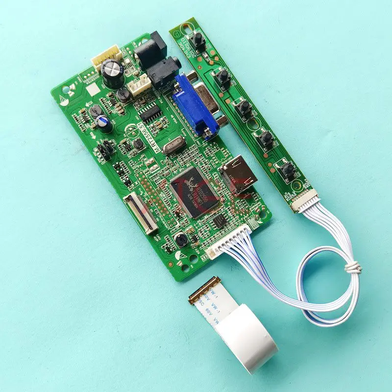 Kit DIY LCD Driver Controller Board For B133HAN04.2/4.4/4.7/4.9 EDP 30-Pin 1920x1080 VGA Laptop Panel HDMI-Compatible 13.3