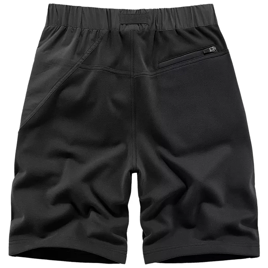 Summer Cargo Shorts Men Black Techwear Shorts Fashion Streetwear Short Pants Function Bottoms Male