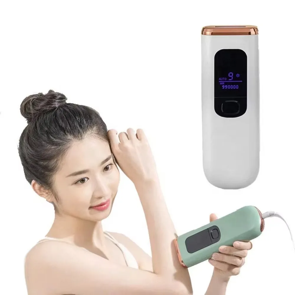 Home Use Waterproof Handheld IPL Hair Removal Device for Face & Body Target Areas Portable Beauty Device