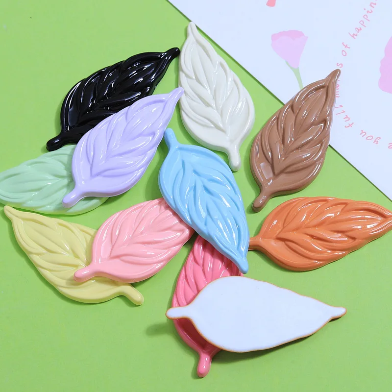 100pcs Flatback Resin maple leaf Squirrels nut Flatback Cabochon Scrapbook DIY Jewelry Charms Embellishments Accessories