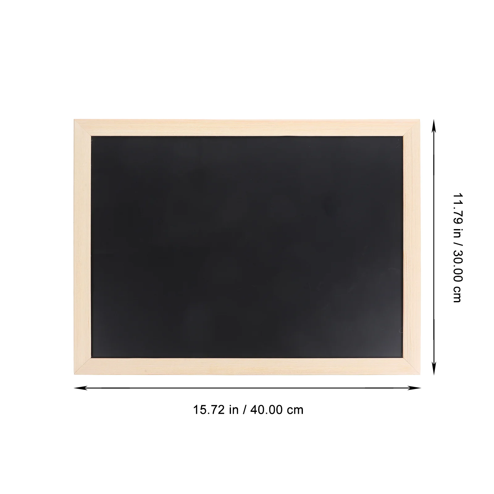 1Set Hanging Corkboard Rectangular Memo Pin Board Double Sided Writable Bulletin Board for Office Home Kitchen Dorm Room Decor