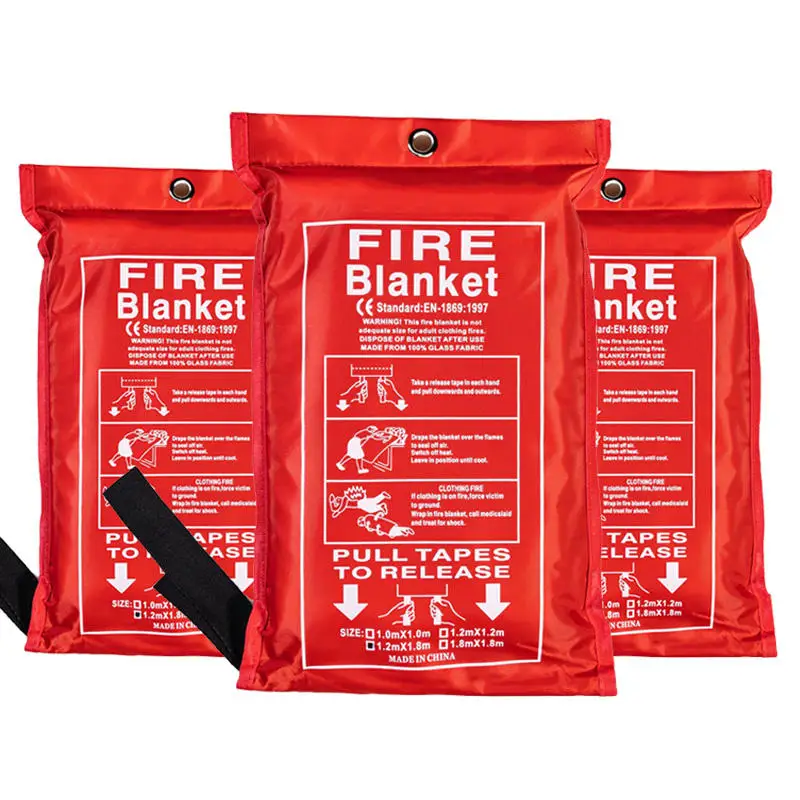 

Fire Blanket Emergency 2*2M Welding Fire 4mm Thickness Extinguisher Blanket